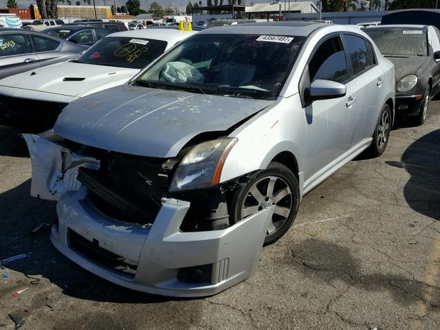 3N1AB6AP3CL700019 - 2012 NISSAN SENTRA 2.0 SILVER photo 2