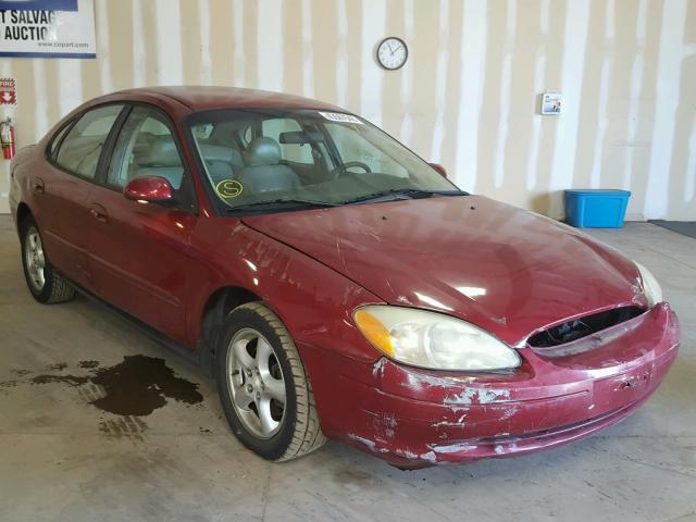 1FAFP55U02G280498 - 2002 FORD TAURUS SES MAROON photo 1