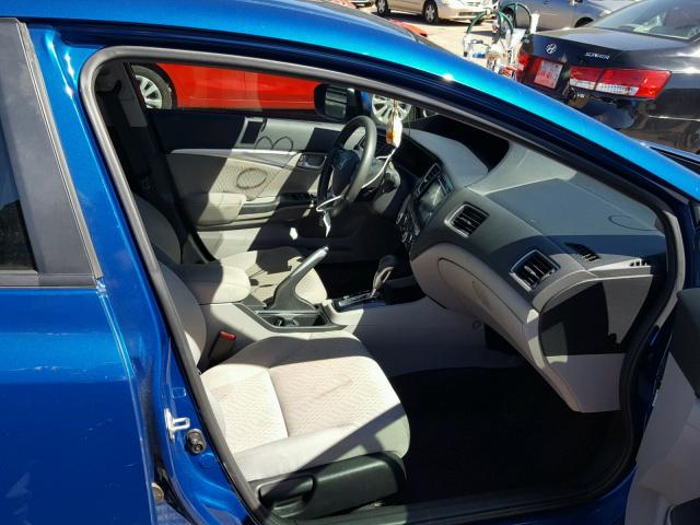 2HGFB2F82EH529290 - 2014 HONDA CIVIC EX ლურჯი ფოტო 5