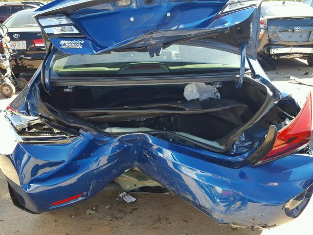 2HGFB2F82EH529290 - 2014 HONDA CIVIC EX BLUE photo 9