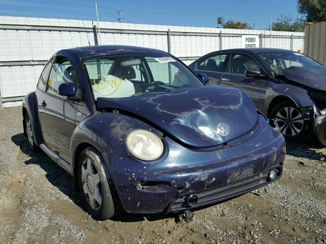 3VWDD21C6YM496633 - 2000 VOLKSWAGEN NEW BEETLE 蓝色 照片 1