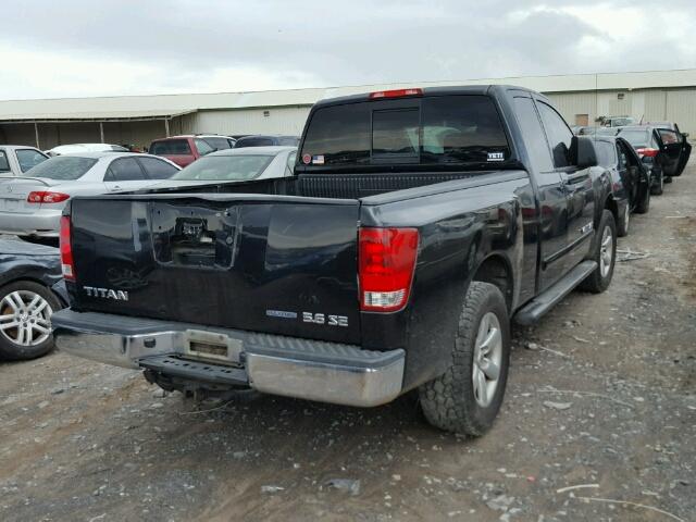 1N6BA06C98N354571 - 2008 NISSAN TITAN XE BLACK photo 4