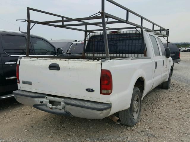 1FTSW20525EA03524 - 2005 FORD F250 WHITE photo 4