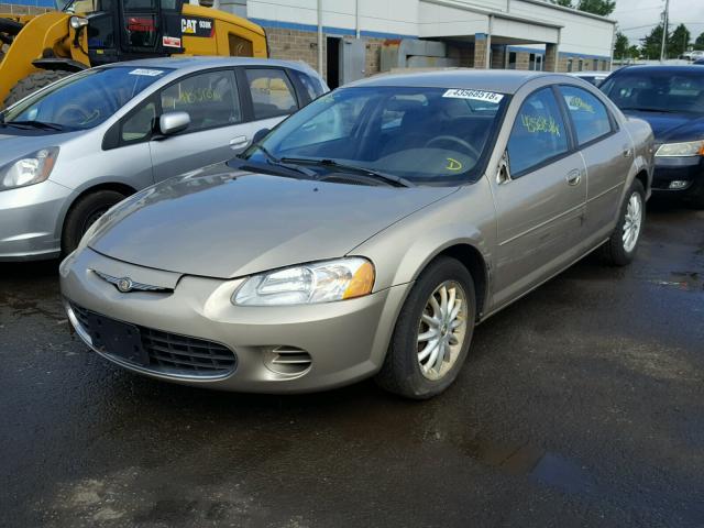 1C3EL46XX3N583262 - 2003 CHRYSLER SEBRING LX GOLD photo 2