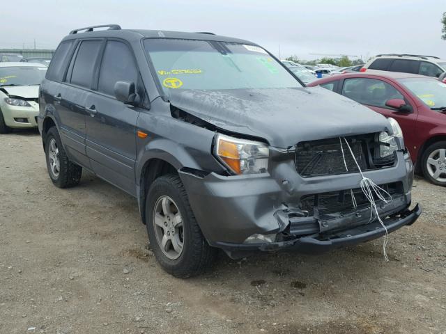 2HKYF18577H537632 - 2007 HONDA PILOT EXL GRAY photo 1