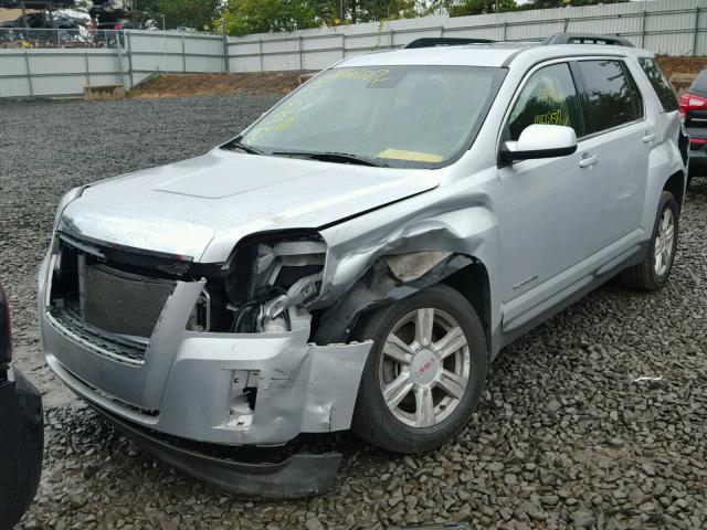 2GKFLWEK4E6210036 - 2014 GMC TERRAIN SILVER photo 2