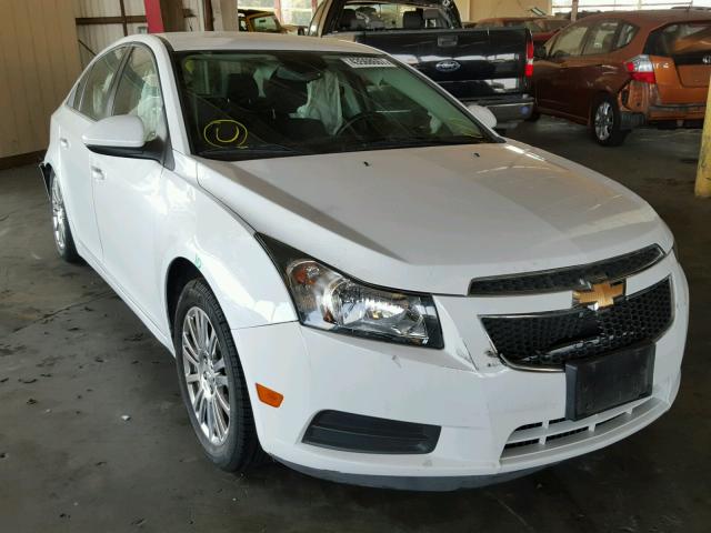 1G1PH5SB0D7284027 - 2013 CHEVROLET CRUZE ECO WHITE photo 1