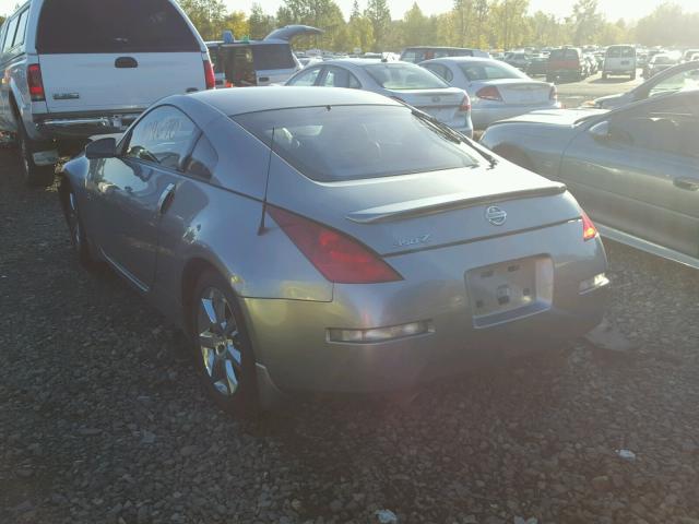 JN1AZ34E73T015151 - 2003 NISSAN 350Z SILVER photo 3