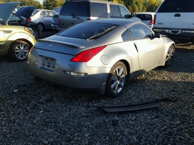 JN1AZ34E73T015151 - 2003 NISSAN 350Z SILVER photo 4