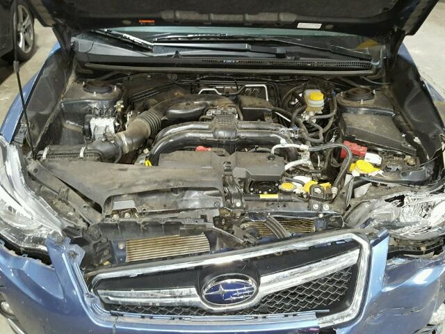 JF2GPABC3H8204958 - 2017 SUBARU CROSSTREK BLUE photo 7