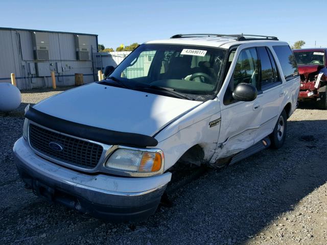 1FMPU16L3YLB73429 - 2000 FORD EXPEDITION WHITE photo 2