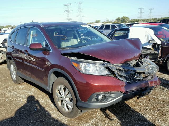 5J6RM4H76DL055023 - 2013 HONDA CR-V MAROON photo 1