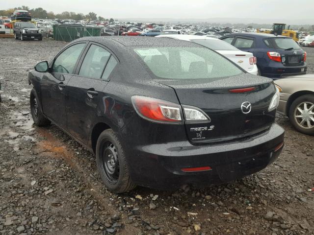 JM1BL1TG2D1779884 - 2013 MAZDA 3 I BLACK photo 3