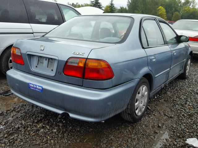 2HGEJ6619YH512810 - 2000 HONDA CIVIC BASE 青色 照片 4