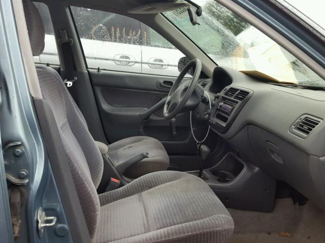 2HGEJ6619YH512810 - 2000 HONDA CIVIC BASE 青色 照片 5