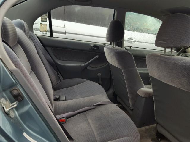 2HGEJ6619YH512810 - 2000 HONDA CIVIC BASE 青色 照片 6