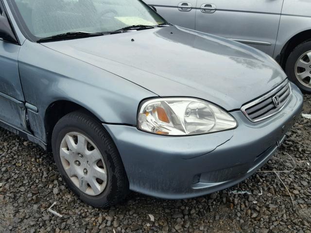 2HGEJ6619YH512810 - 2000 HONDA CIVIC BASE 青色 照片 9