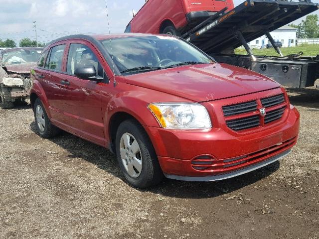 1B3HB28B37D596238 - 2007 DODGE CALIBER RED photo 1