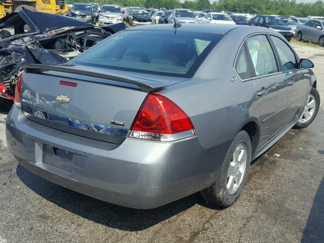 2G1WT57K291135769 - 2009 CHEVROLET IMPALA 1LT GRAY photo 4