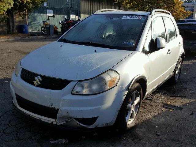 JS2YB413275102772 - 2007 SUZUKI SX4 WHITE photo 2