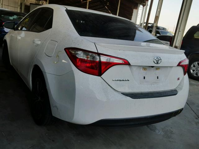 5YFBURHE2EP171718 - 2014 TOYOTA COROLLA L WHITE photo 3