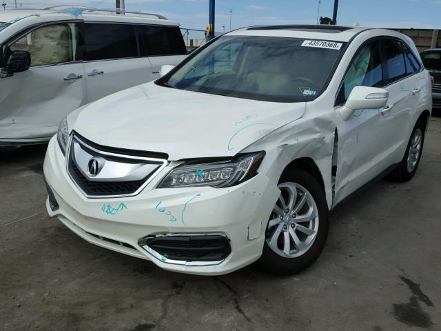 5J8TB3H35HL011028 - 2017 ACURA RDX BASE WHITE photo 2