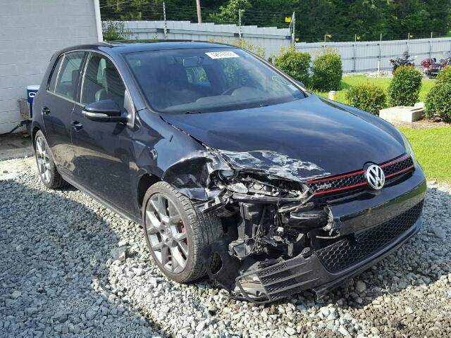 WVWHD7AJ4DW134391 - 2013 VOLKSWAGEN GTI BLACK photo 1