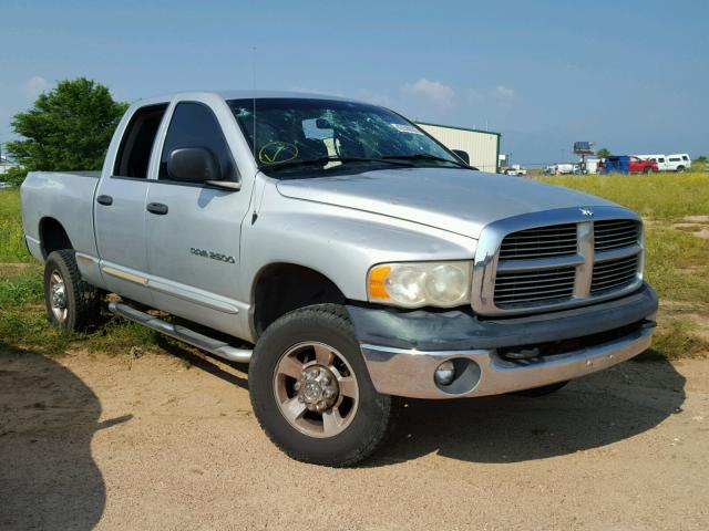 1D7KU28D74J177635 - 2004 DODGE RAM 2500 S SILVER photo 1