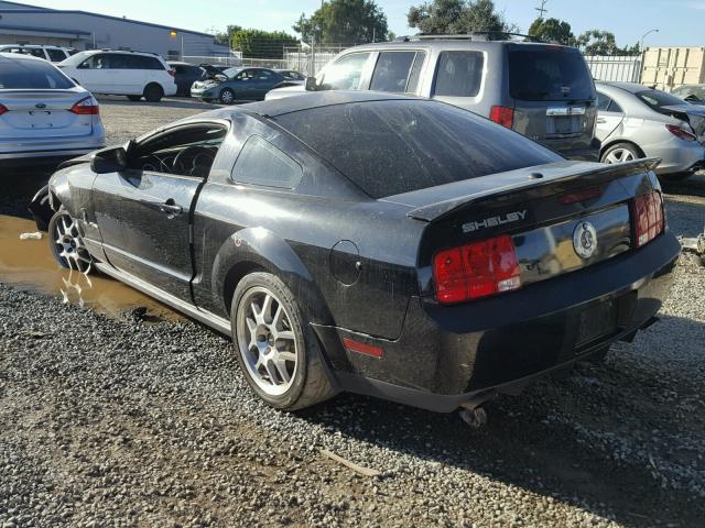 1ZVHT88S385197305 - 2008 FORD MUSTANG SH BLACK photo 3