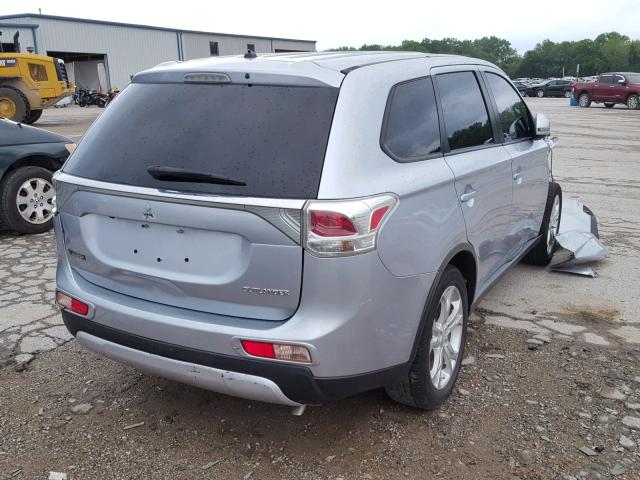 JA4AD3A36FZ005205 - 2015 MITSUBISHI OUTLANDER SILVER photo 4