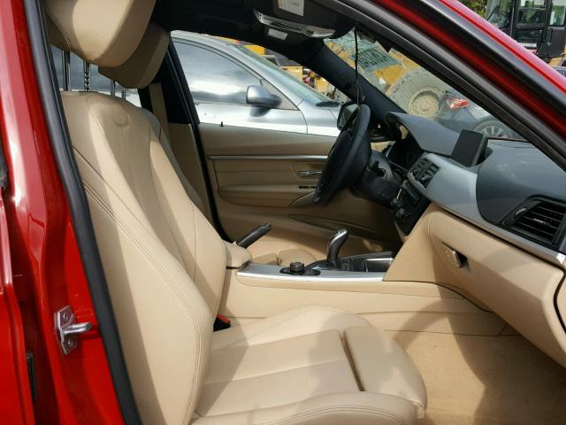 WBA8E3G55GNT78770 - 2016 BMW 328 XI SUL RED photo 5