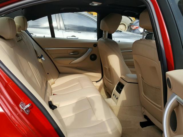 WBA8E3G55GNT78770 - 2016 BMW 328 XI SUL RED photo 6