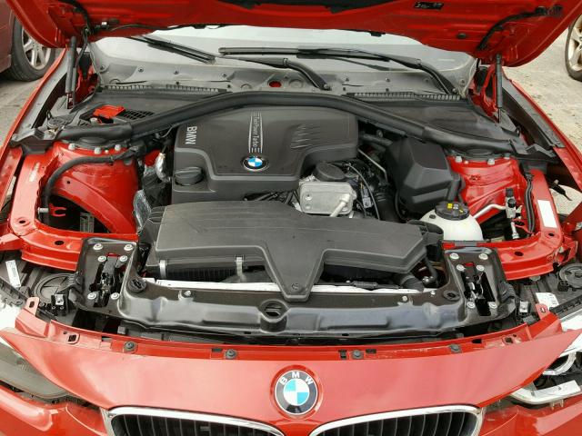 WBA8E3G55GNT78770 - 2016 BMW 328 XI SUL RED photo 7