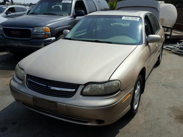 1G1NE52J316195240 - 2001 CHEVROLET MALIBU LS Qızıl foto 2
