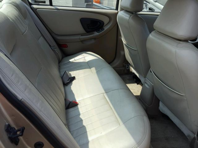 1G1NE52J316195240 - 2001 CHEVROLET MALIBU LS Qızıl foto 6