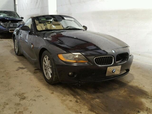 4USBT33483LS40278 - 2003 BMW Z4 2.5 BLACK photo 1