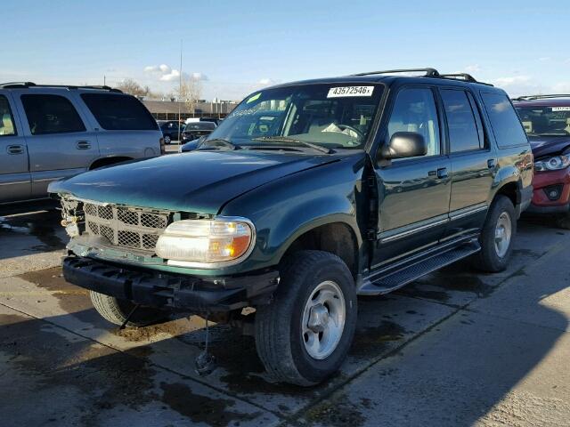 1FMZU34EXXZA75163 - 1999 FORD EXPLORER GREEN photo 2