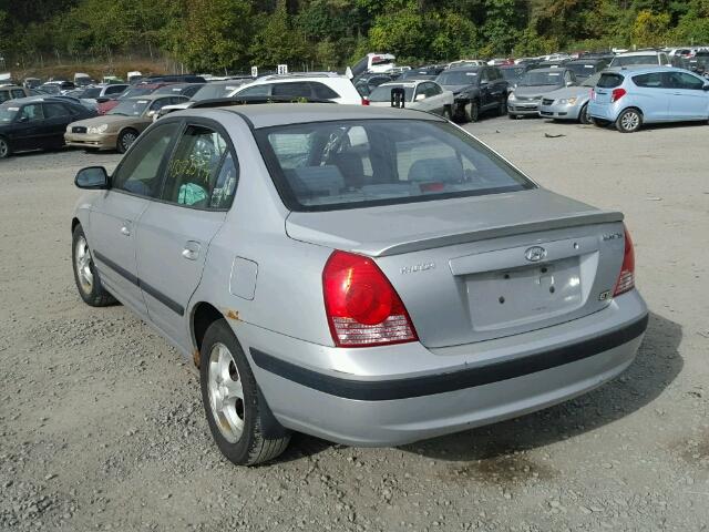 KMHDN46D05U064992 - 2005 HYUNDAI ELANTRA GL SILVER photo 3