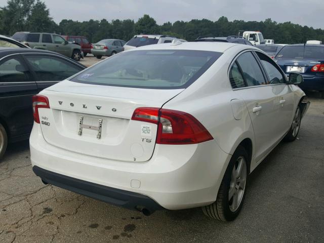 YV1622FS8C2129521 - 2012 VOLVO S60 T5 WHITE photo 4