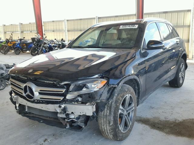 WDC0G4JB0GF085863 - 2016 MERCEDES-BENZ GLC 300 BLACK photo 2