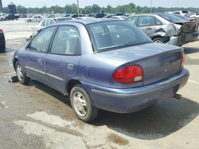 2C1MR5293S6716138 - 1995 GEO METRO BASE BLUE photo 3