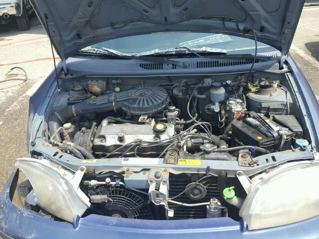 2C1MR5293S6716138 - 1995 GEO METRO BASE BLUE photo 7