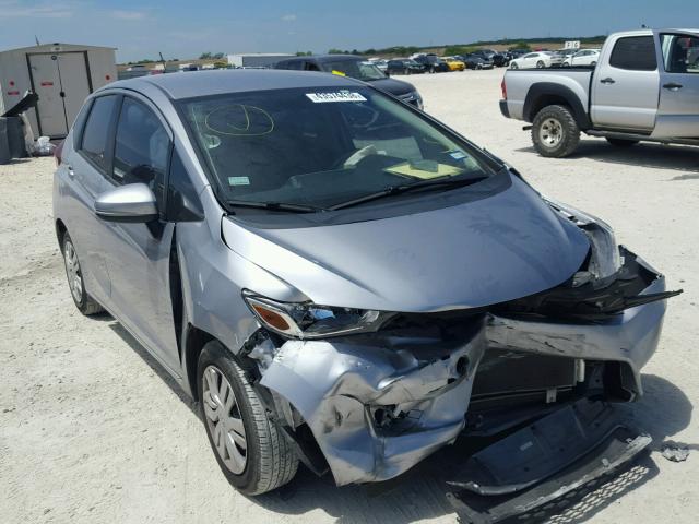 JHMGK5H50HS015568 - 2017 HONDA FIT LX SILVER photo 1