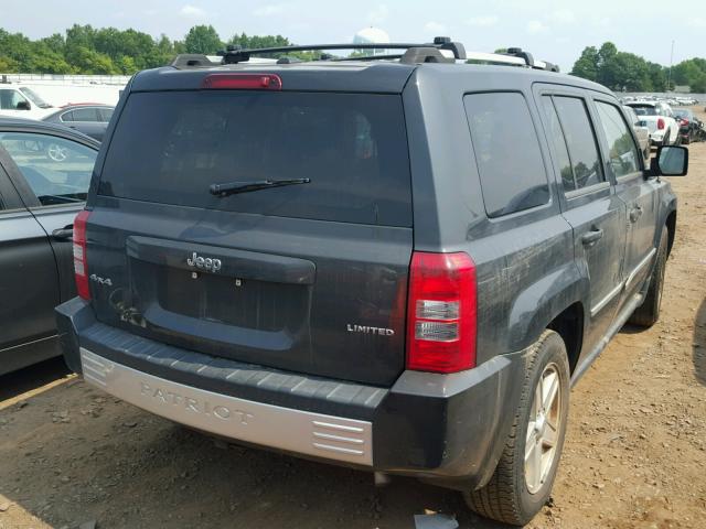 1J4NF4GB9AD645902 - 2010 JEEP PATRIOT LI BLACK photo 4