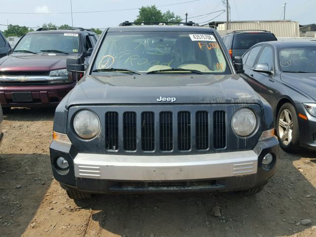 1J4NF4GB9AD645902 - 2010 JEEP PATRIOT LI BLACK photo 9