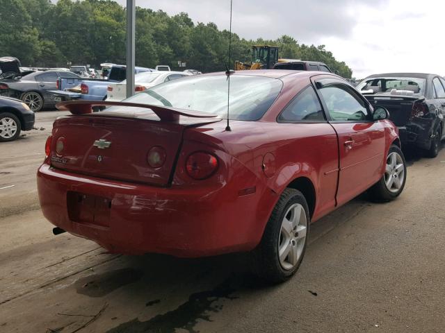 1G1AL18F387184601 - 2008 CHEVROLET COBALT LT RED photo 4