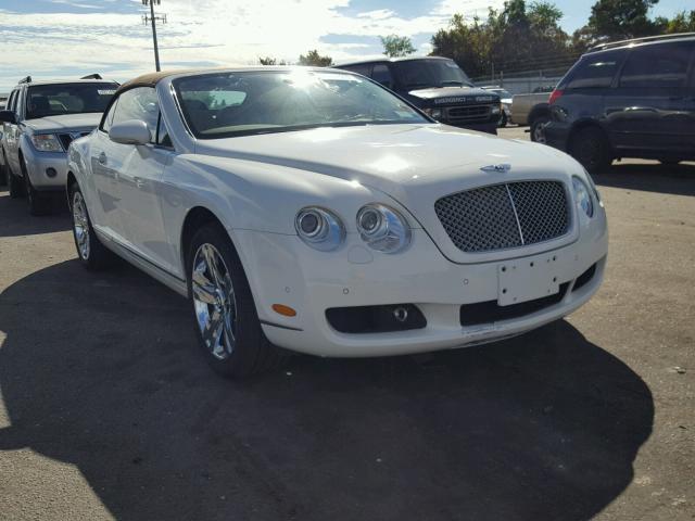 SCBDR33WX8C052130 - 2008 BENTLEY CONTINENTA WHITE photo 1