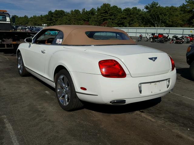SCBDR33WX8C052130 - 2008 BENTLEY CONTINENTA WHITE photo 3