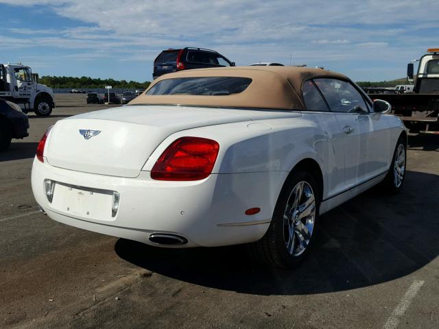 SCBDR33WX8C052130 - 2008 BENTLEY CONTINENTA WHITE photo 4