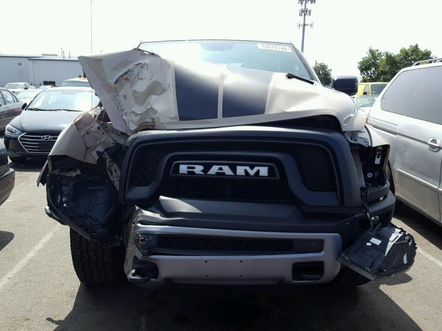 1C6RR7YT8HS643725 - 2017 RAM 1500 REBEL CREAM photo 7